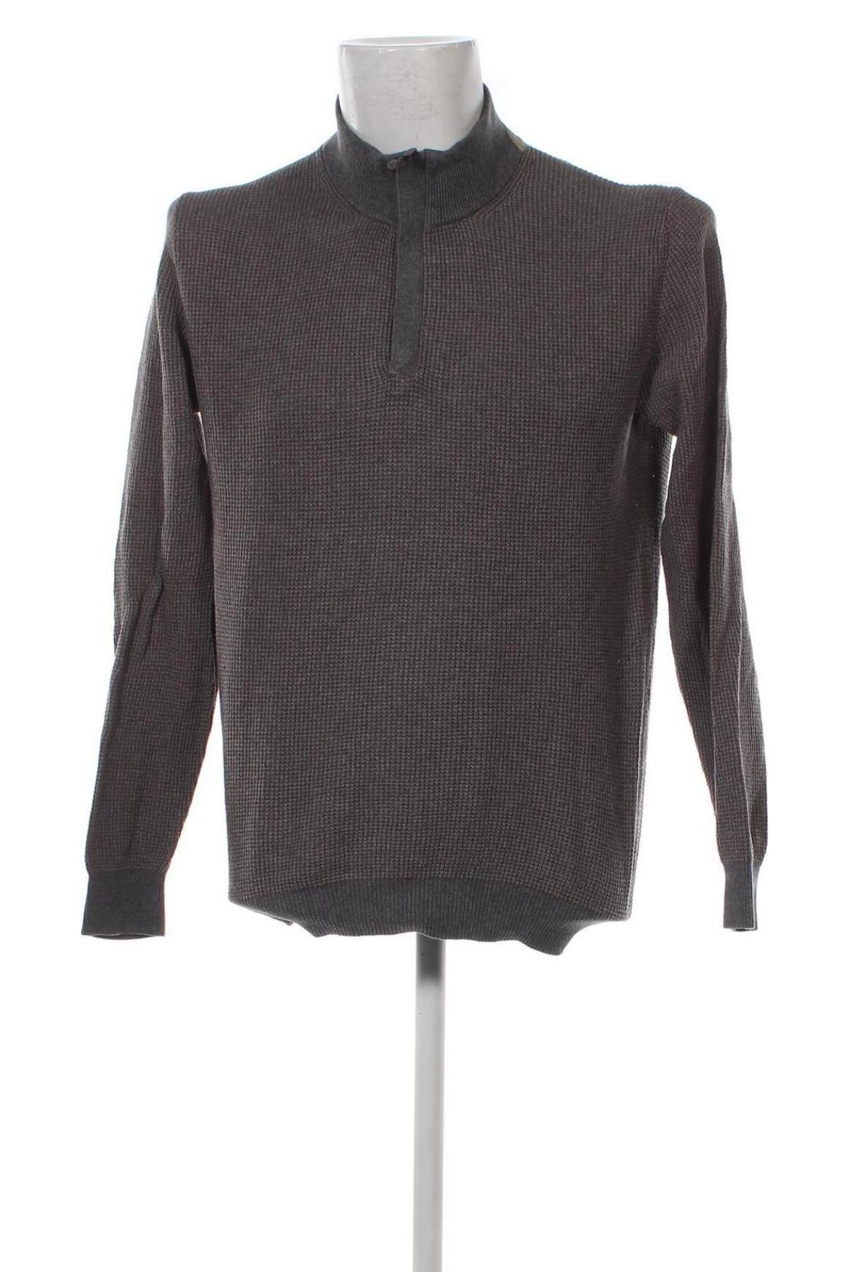 Мъжки пуловер Massimo Dutti, Размер XL, Цвят Сив, Цена 23,85 лв.