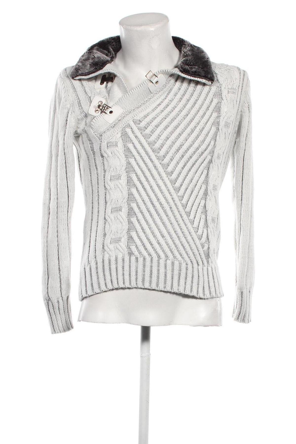 Ανδρικό πουλόβερ Merish, Μέγεθος S, Χρώμα Λευκό, Τιμή 6,46 €