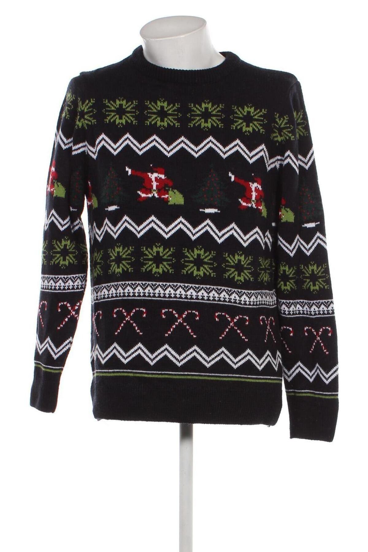 Мъжки пуловер New Look, Размер L, Цвят Син, Цена 13,92 лв.