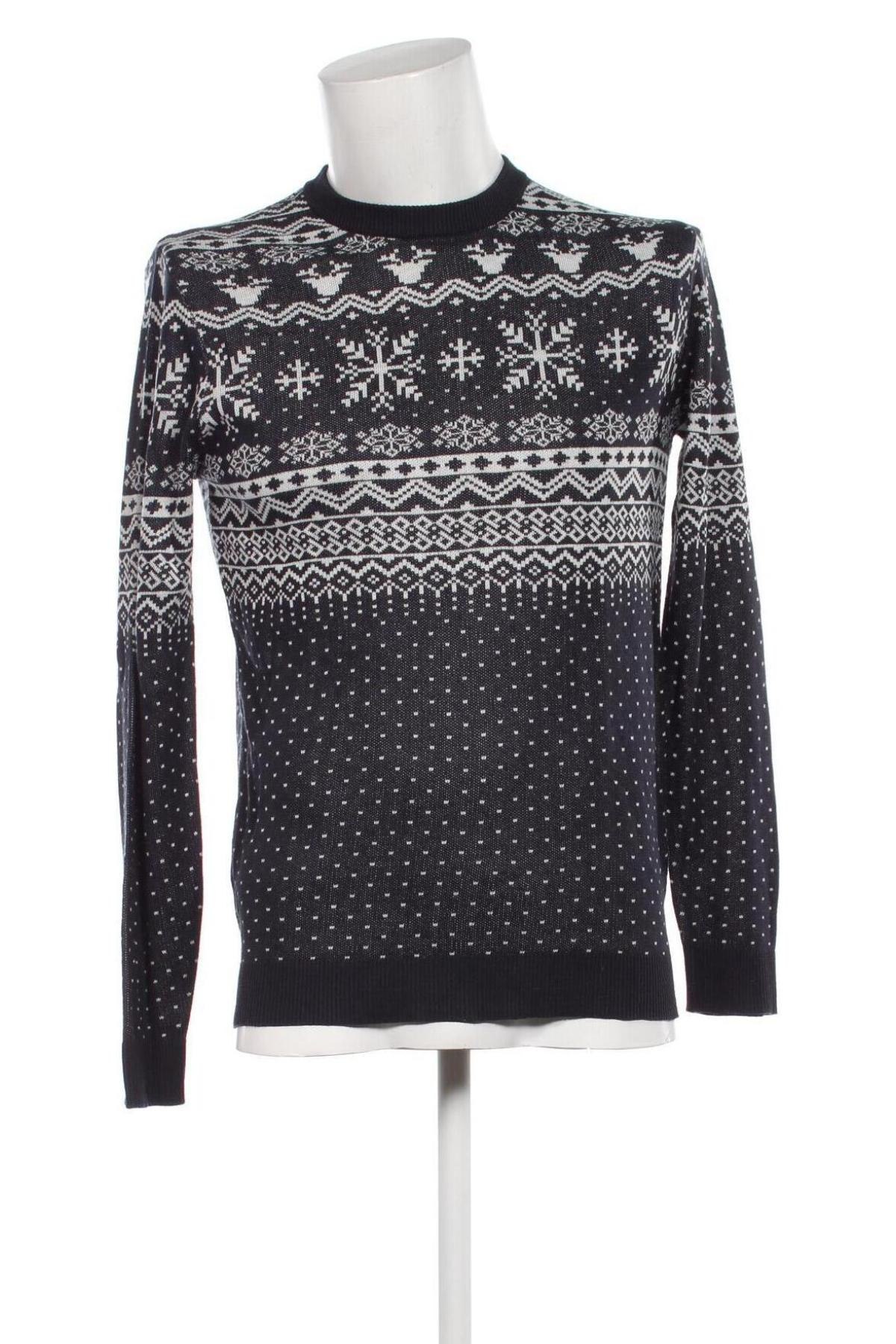 Ανδρικό πουλόβερ Originals By Jack & Jones, Μέγεθος M, Χρώμα Μπλέ, Τιμή 8,61 €