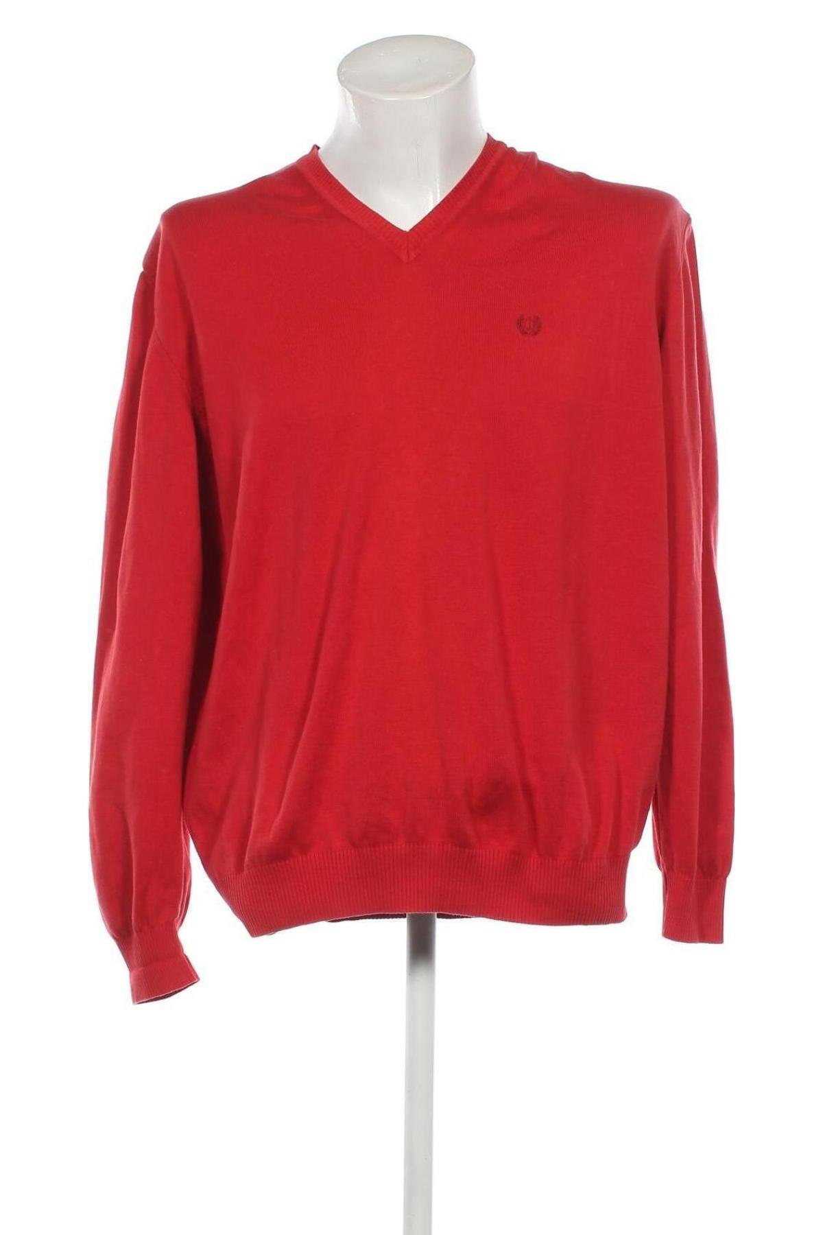 Herrenpullover Oscar Jacobson, Größe XXL, Farbe Rot, Preis 32,07 €