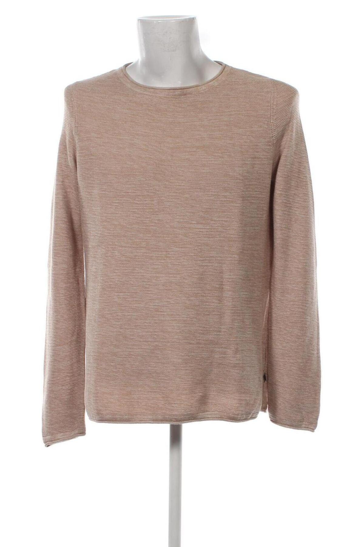 Ανδρικό πουλόβερ Q/S by S.Oliver, Μέγεθος XL, Χρώμα  Μπέζ, Τιμή 11,36 €