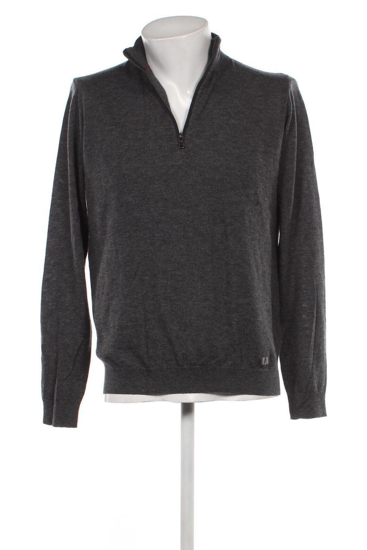 Мъжки пуловер Ragman, Размер L, Цвят Сив, Цена 16,32 лв.