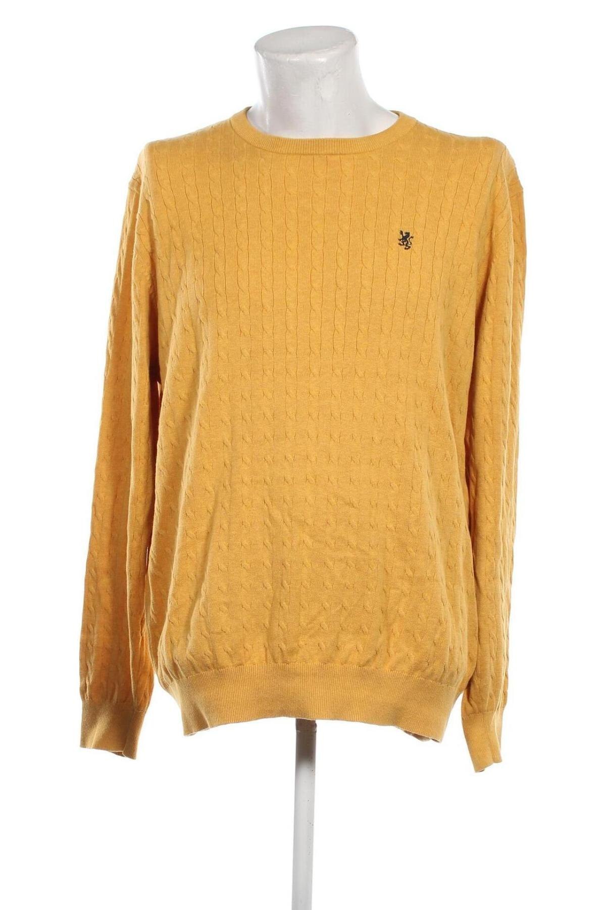 Ανδρικό πουλόβερ Redford, Μέγεθος XXL, Χρώμα Κίτρινο, Τιμή 17,94 €