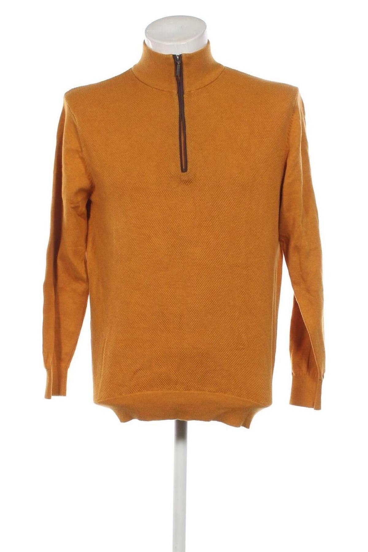 Мъжки пуловер Redmond, Размер L, Цвят Жълт, Цена 15,66 лв.