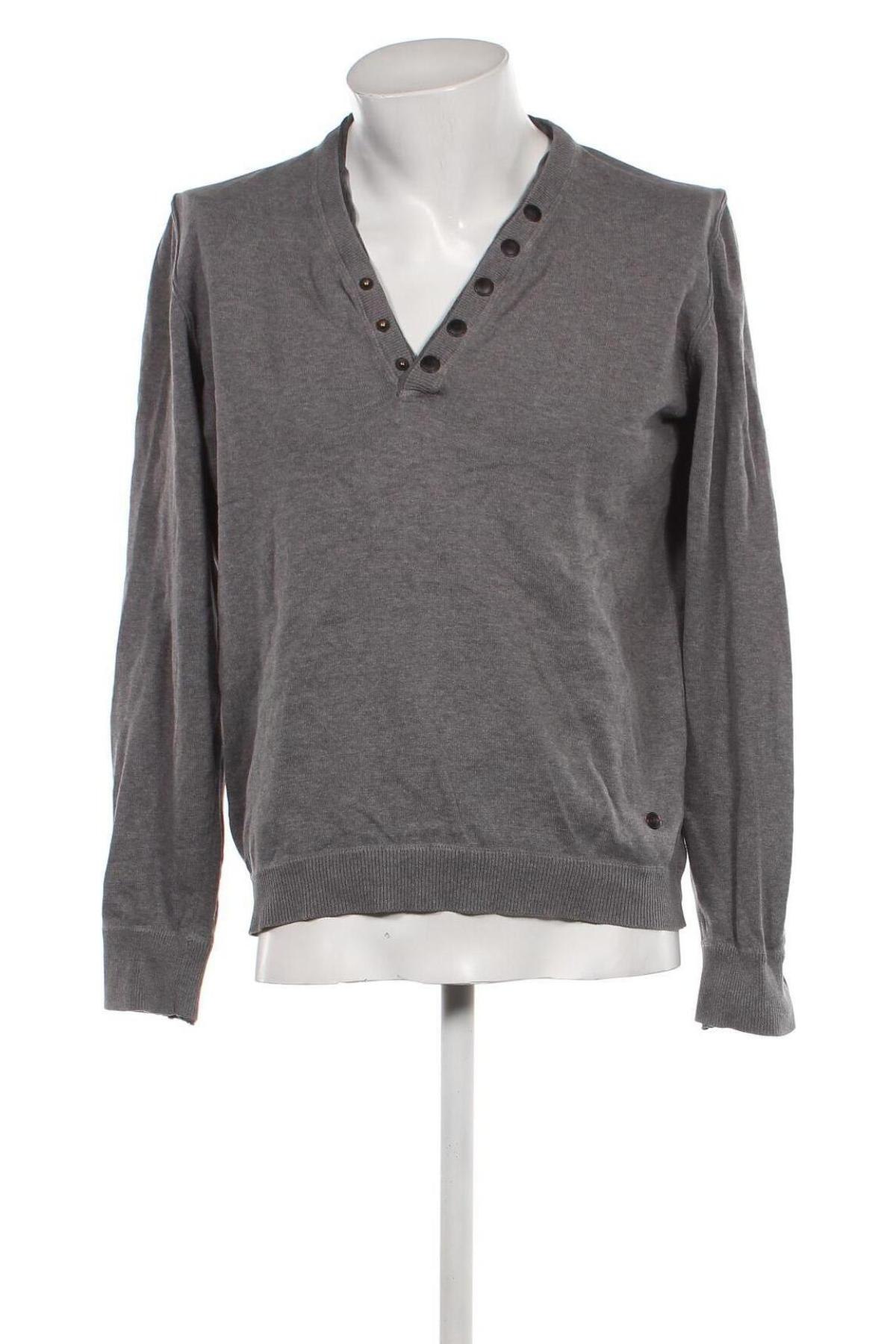 Ανδρικό πουλόβερ S.Oliver, Μέγεθος L, Χρώμα Γκρί, Τιμή 8,97 €