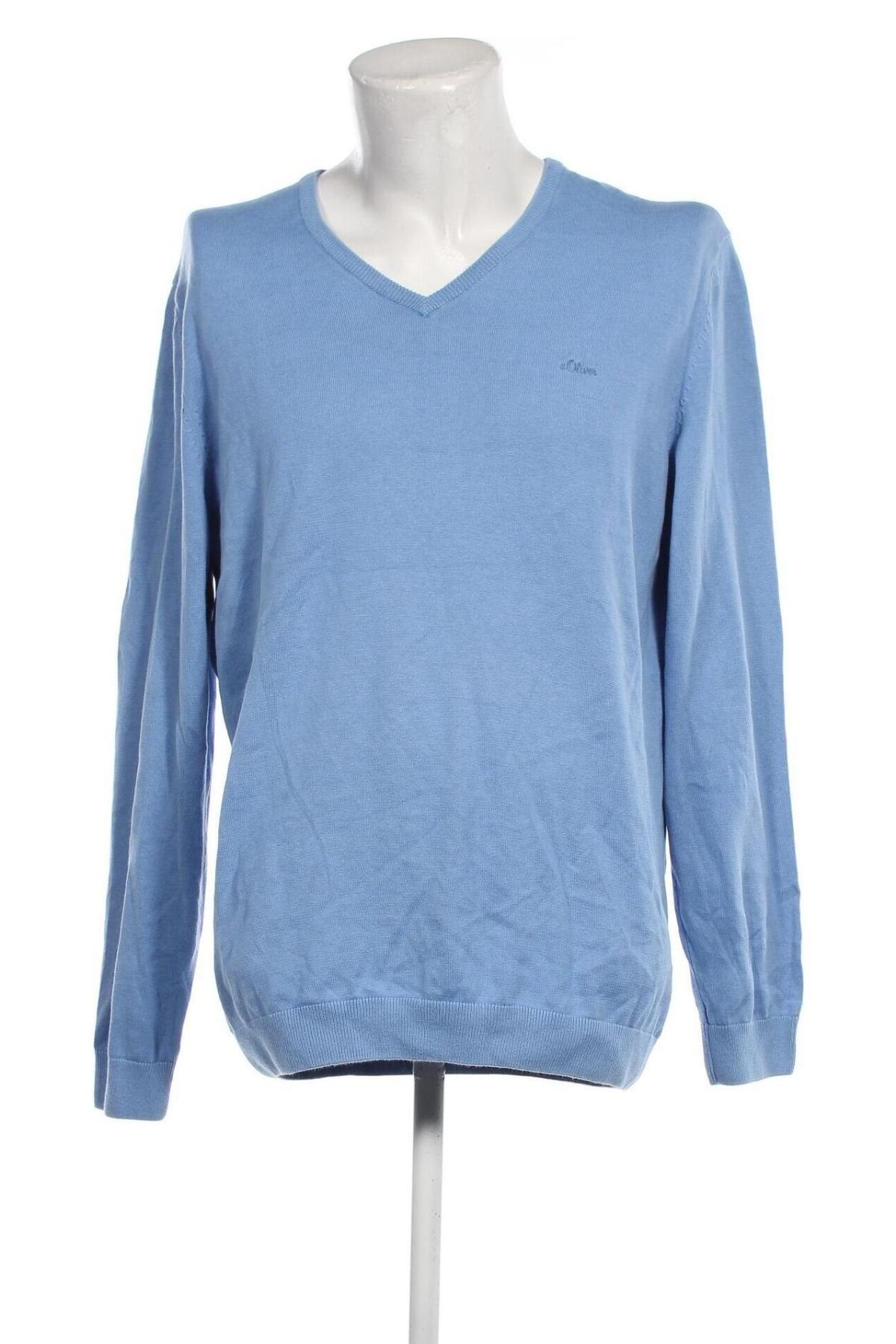 Мъжки пуловер S.Oliver, Размер XL, Цвят Син, Цена 11,60 лв.