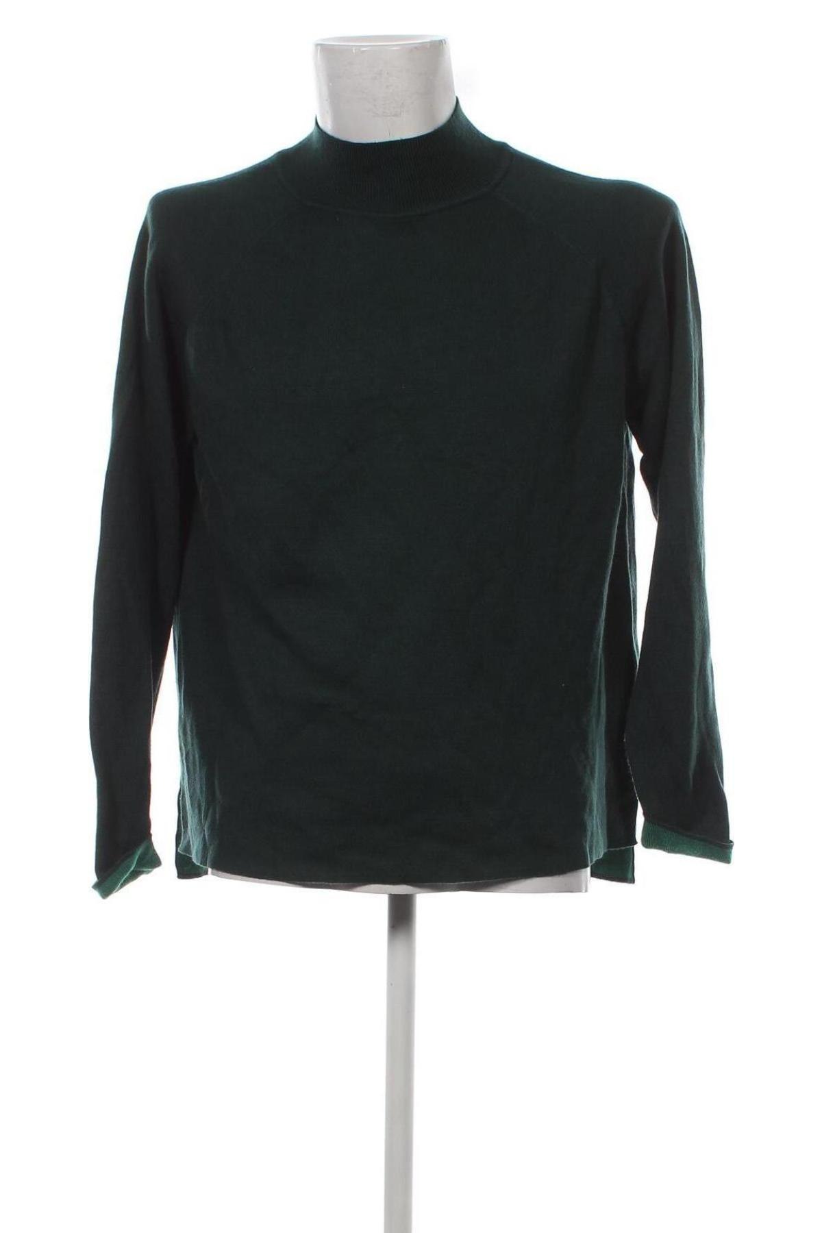 Ανδρικό πουλόβερ S.Oliver, Μέγεθος M, Χρώμα Πράσινο, Τιμή 7,36 €