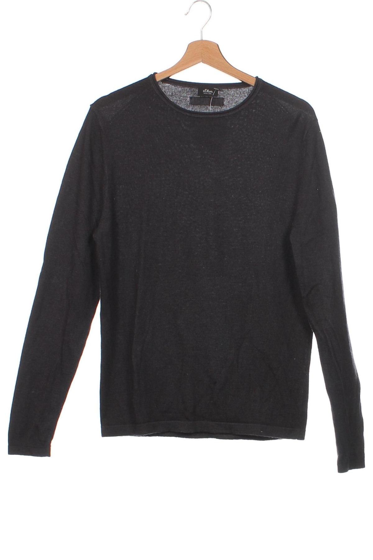 Мъжки пуловер S.Oliver Black Label, Размер M, Цвят Сив, Цена 50,22 лв.