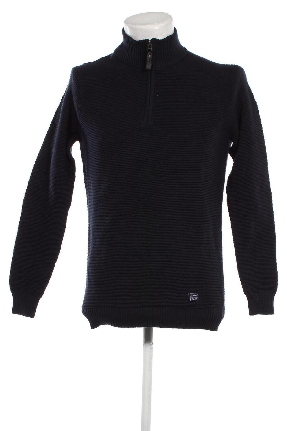Мъжки пуловер Signal, Размер M, Цвят Син, Цена 58,80 лв.
