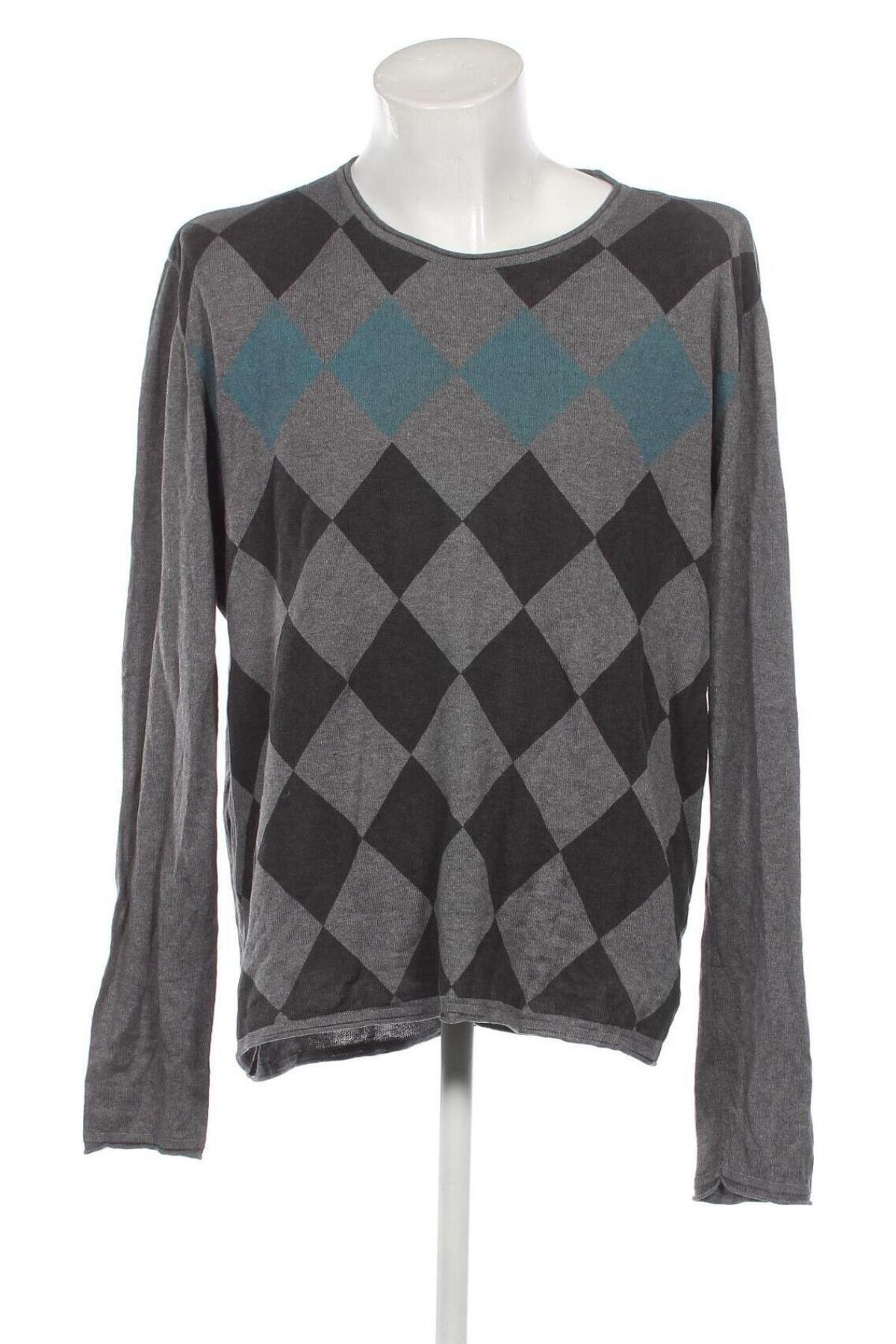 Ανδρικό πουλόβερ Tom Tailor, Μέγεθος XXL, Χρώμα Γκρί, Τιμή 9,15 €