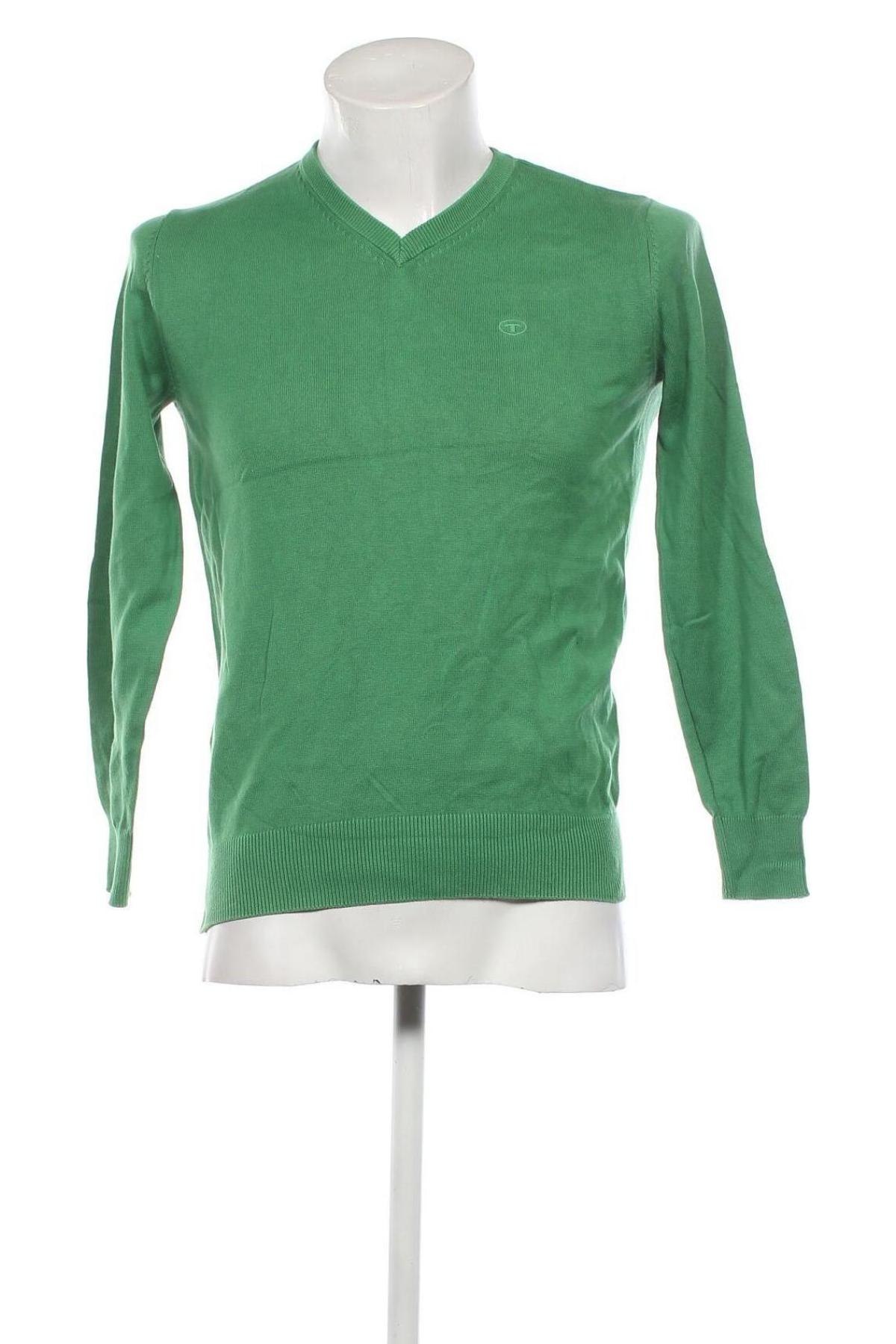 Ανδρικό πουλόβερ Tom Tailor, Μέγεθος S, Χρώμα Πράσινο, Τιμή 17,94 €