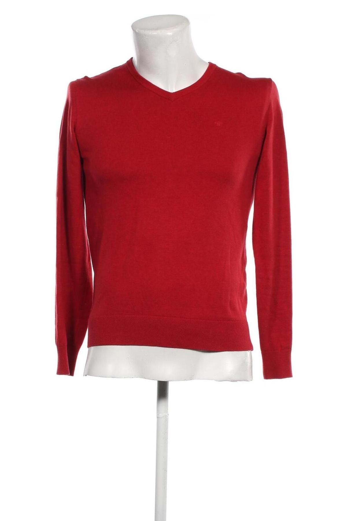 Ανδρικό πουλόβερ Tom Tailor, Μέγεθος S, Χρώμα Κόκκινο, Τιμή 7,18 €