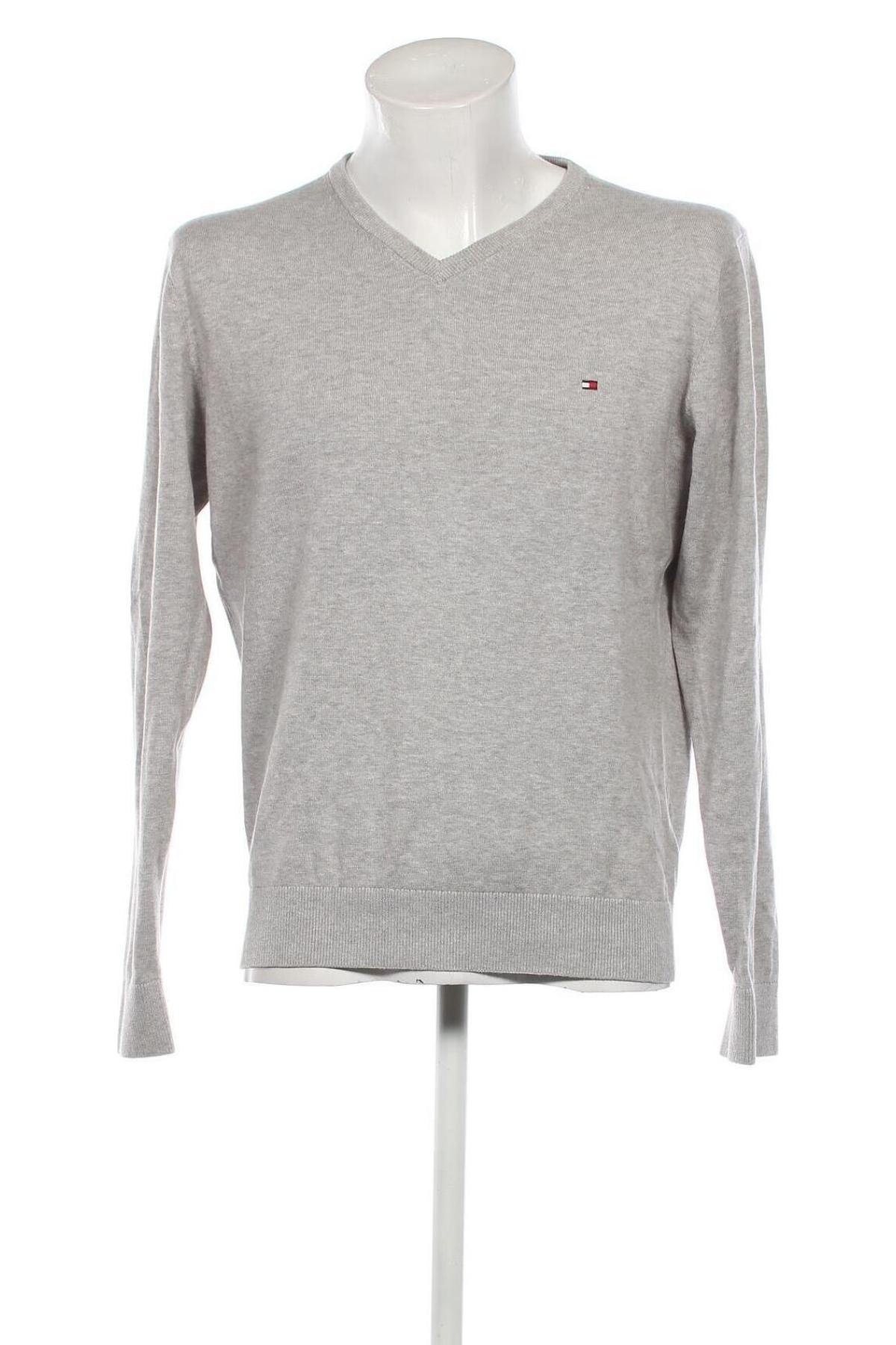 Мъжки пуловер Tommy Hilfiger, Размер XL, Цвят Сив, Цена 82,00 лв.