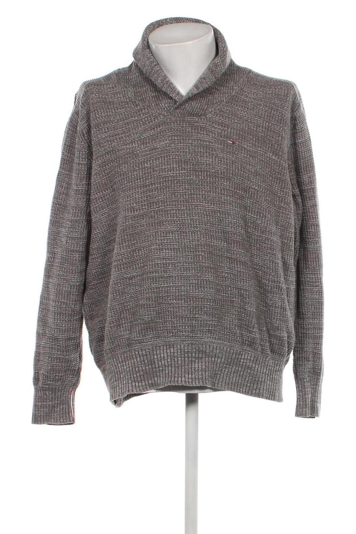 Мъжки пуловер Hilfiger Denim, Размер XXL, Цвят Сив, Цена 75,84 лв.