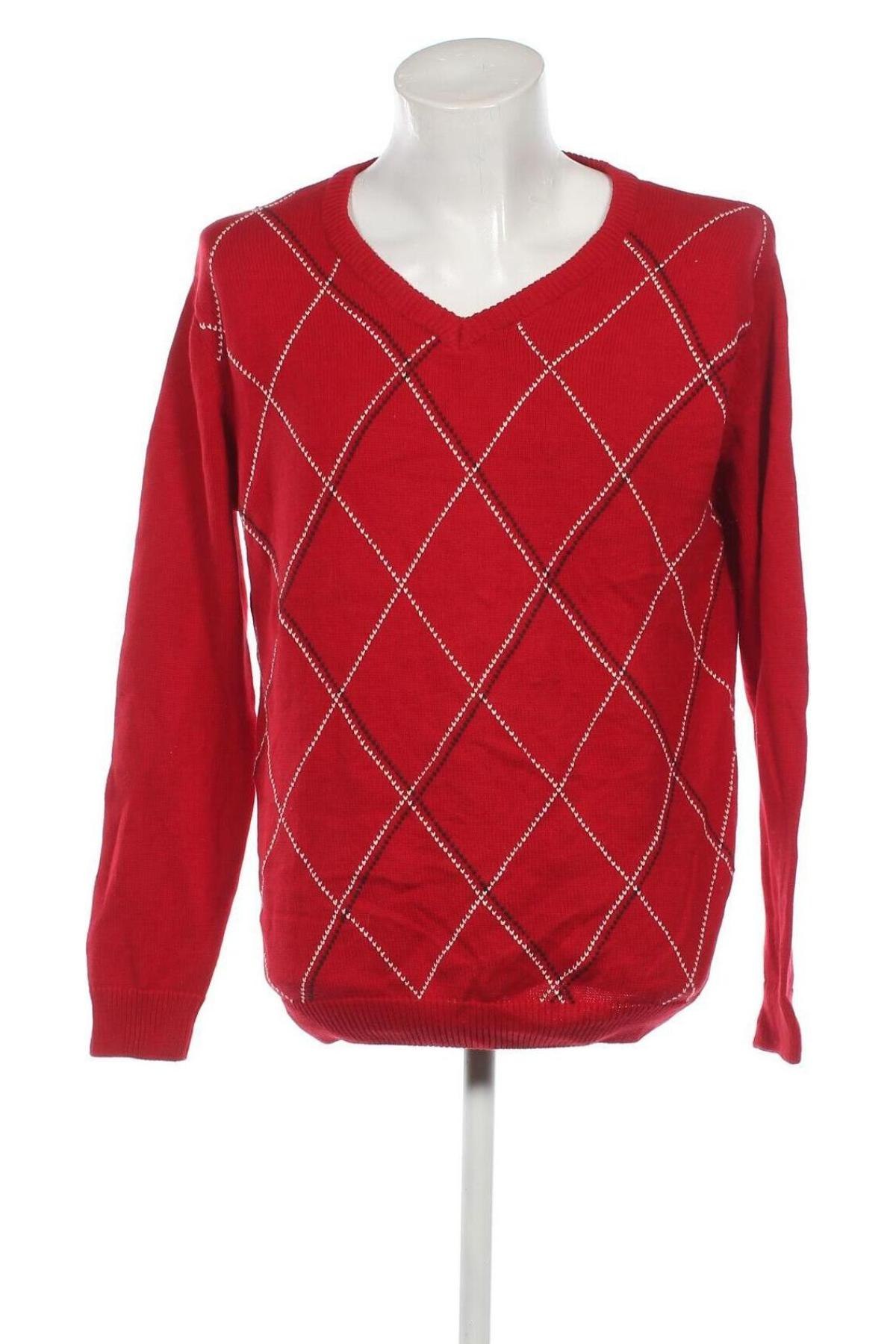 Мъжки пуловер Van Vaan, Размер XL, Цвят Червен, Цена 14,50 лв.