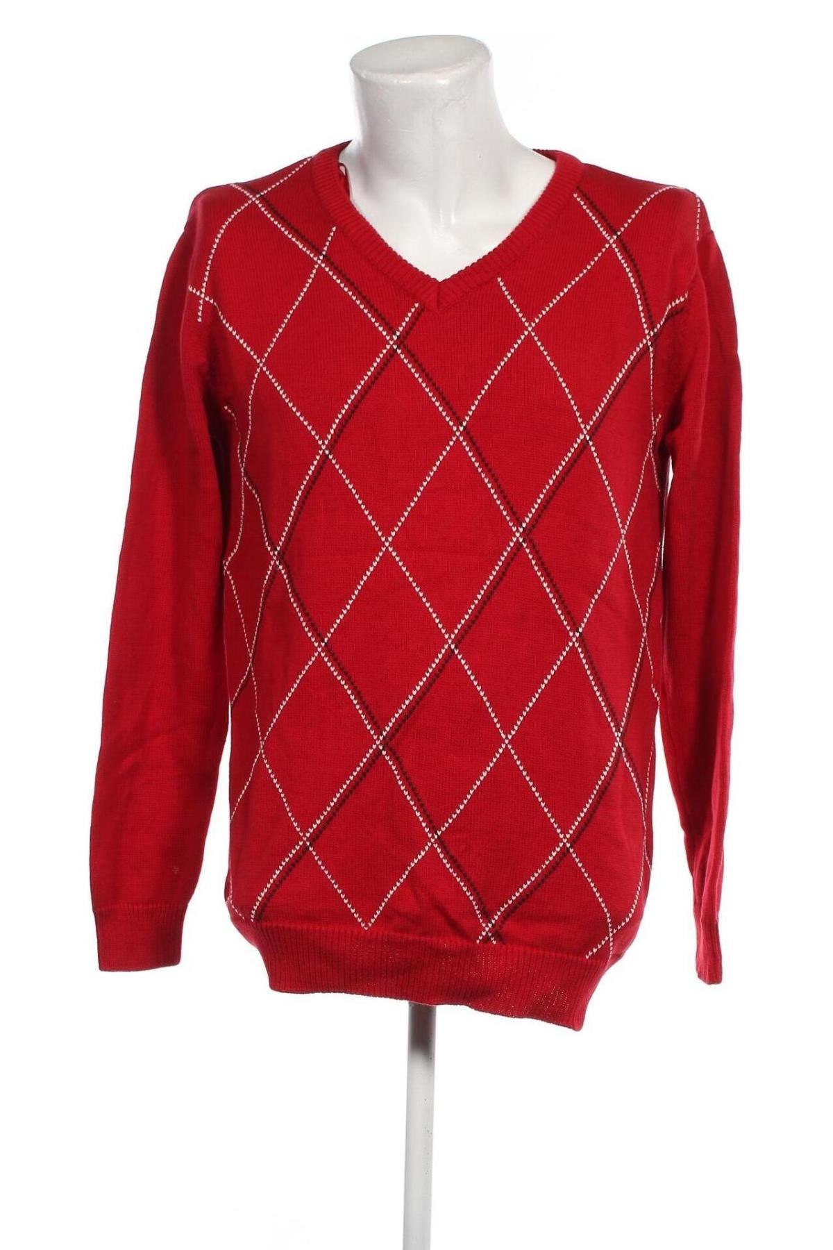 Мъжки пуловер Van Vaan, Размер XL, Цвят Червен, Цена 14,79 лв.