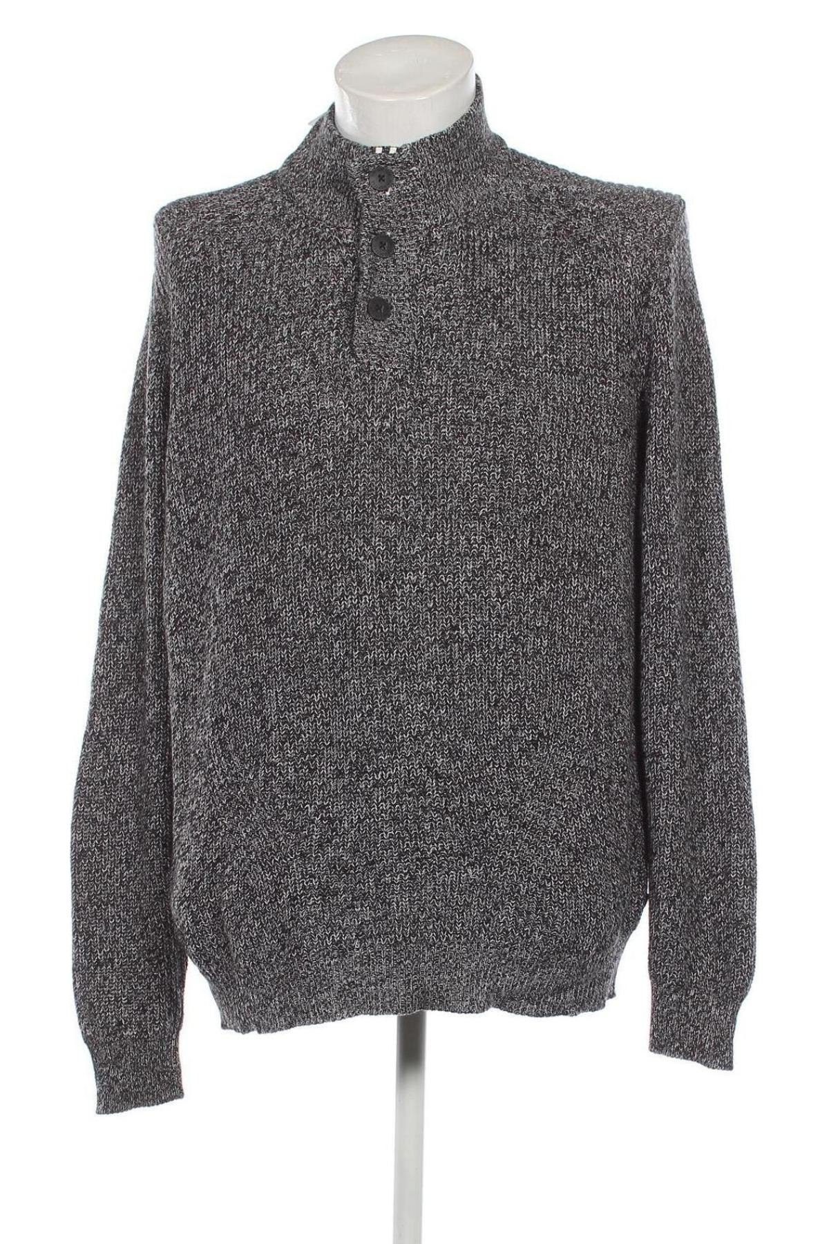 Мъжки пуловер Via Cortesa, Размер 3XL, Цвят Черен, Цена 22,91 лв.