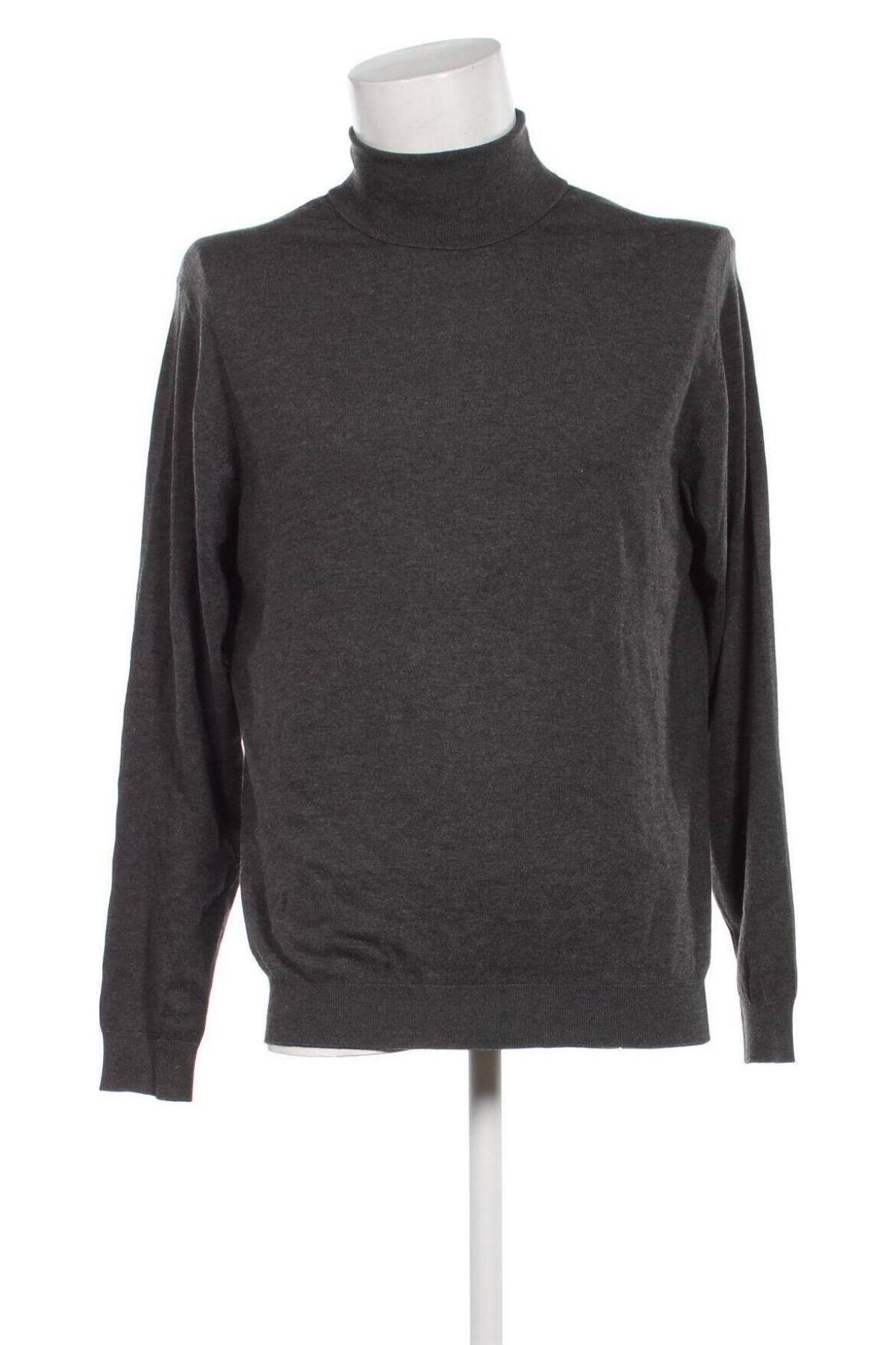 Мъжки пуловер Zara, Размер M, Цвят Сив, Цена 15,39 лв.