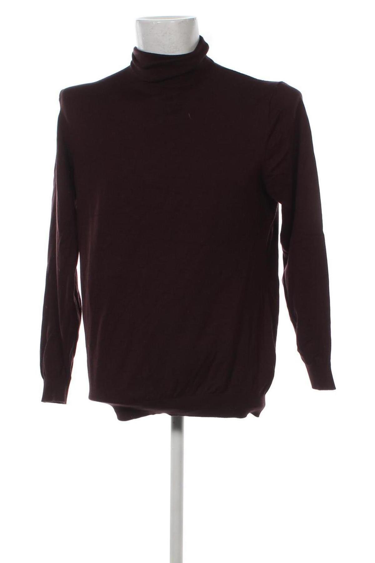 Мъжки пуловер Zara, Размер L, Цвят Червен, Цена 27,00 лв.