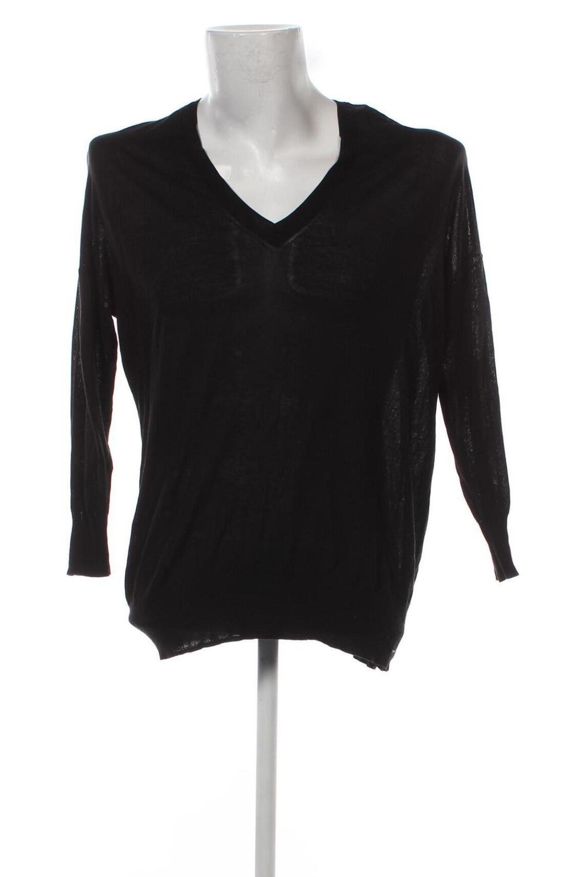 Мъжки пуловер Zara, Размер S, Цвят Черен, Цена 8,91 лв.
