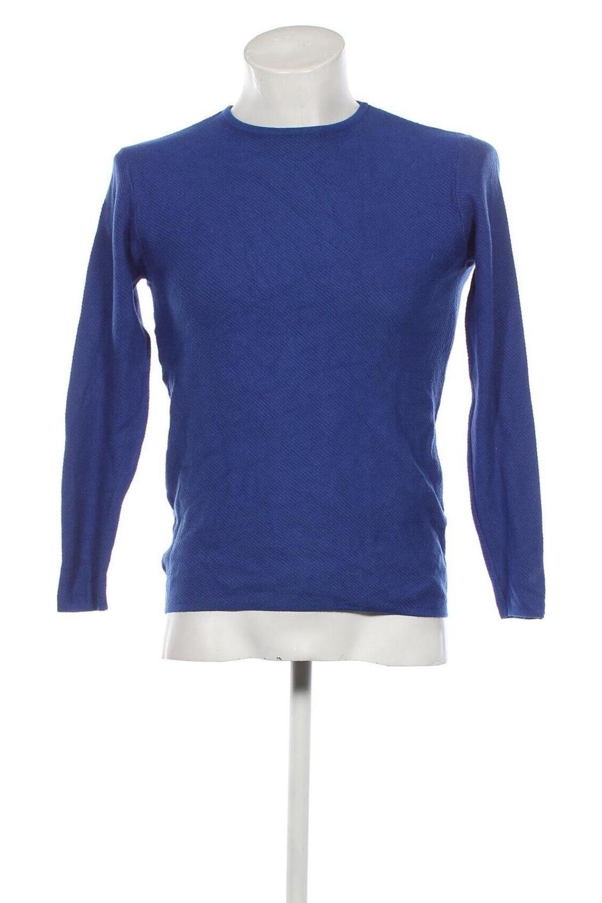 Herrenpullover Zara Man, Größe M, Farbe Blau, Preis 18,79 €