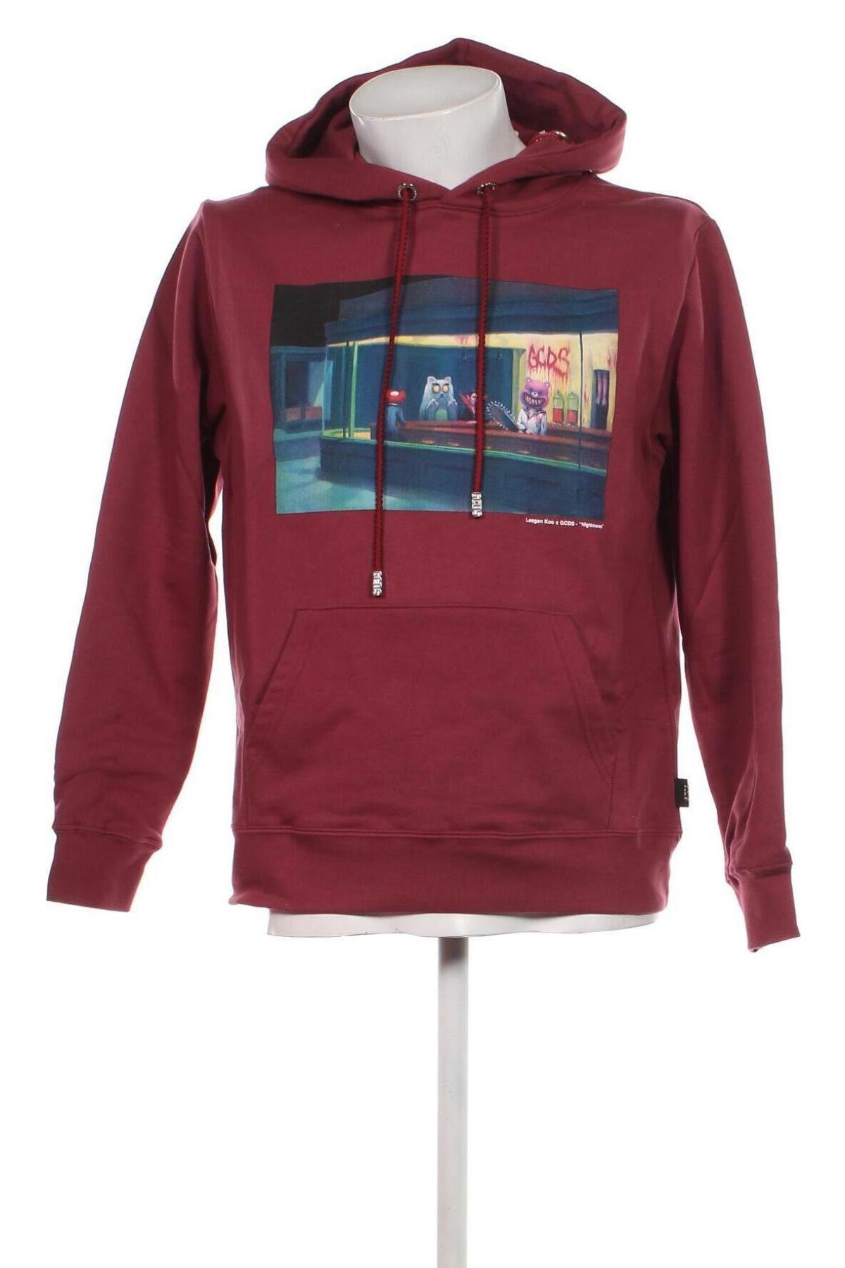 Herren Sweatshirt GCDS, Größe S, Farbe Rot, Preis 401,68 €