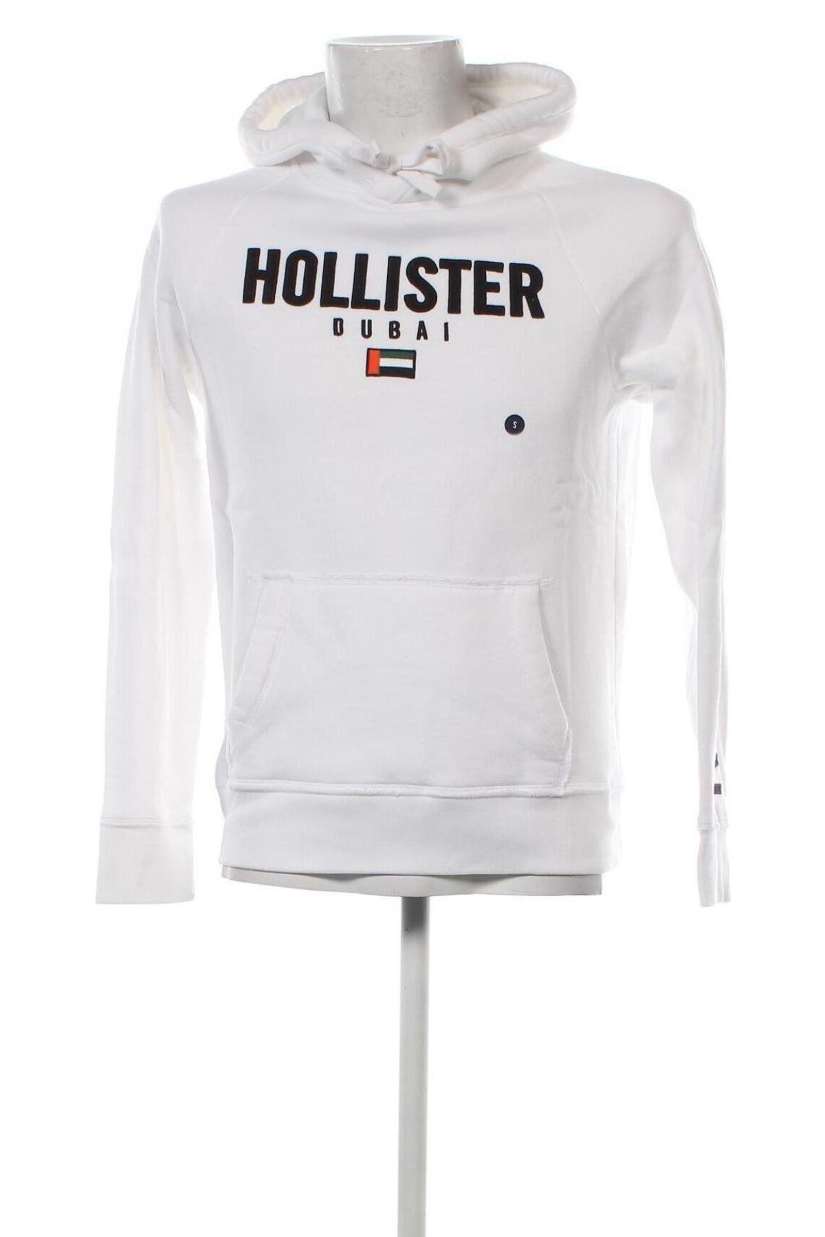 Męska bluza Hollister, Rozmiar S, Kolor Biały, Cena 92,76 zł