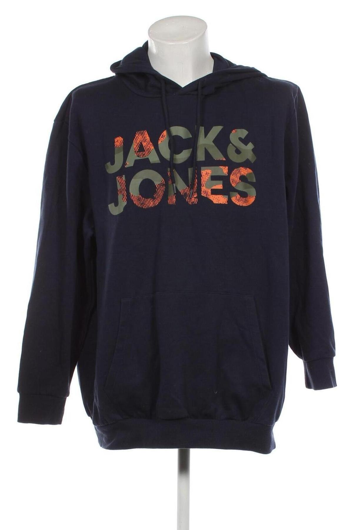 Мъжки суичър Jack & Jones, Размер 4XL, Цвят Син, Цена 24,00 лв.