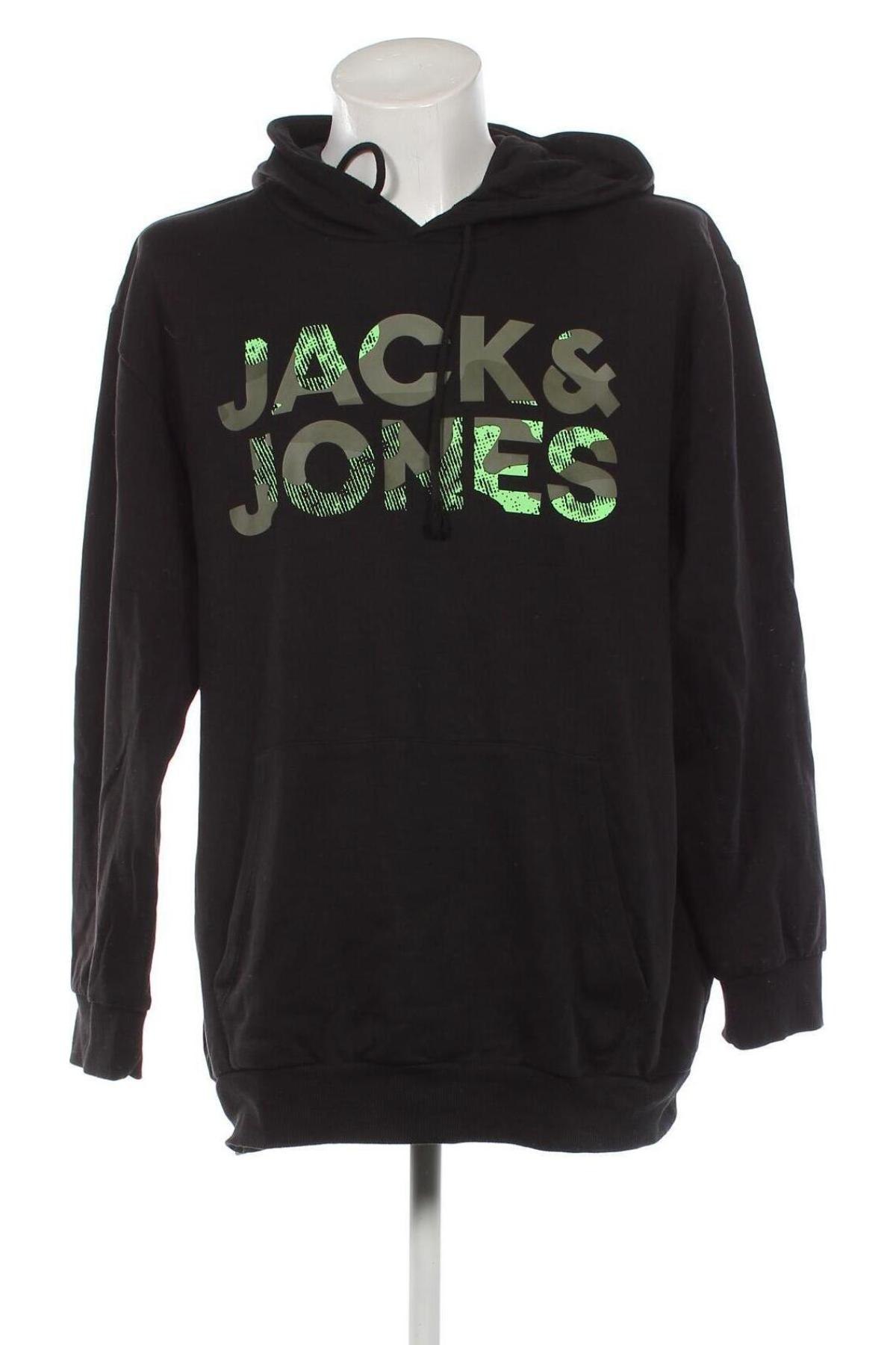 Мъжки суичър Jack & Jones, Размер 4XL, Цвят Черен, Цена 24,00 лв.