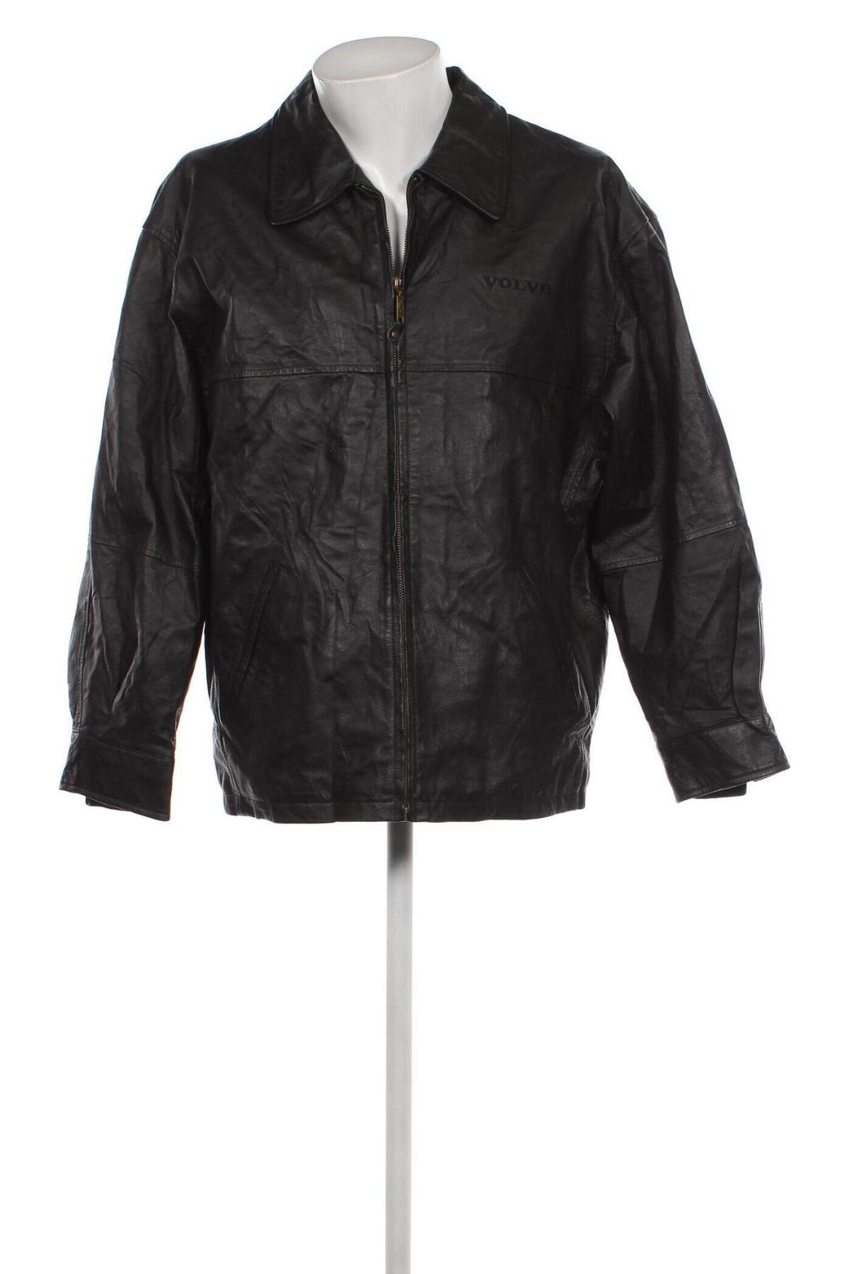 Pánska kožená bunda , Veľkosť L, Farba Čierna, Cena  22,45 €