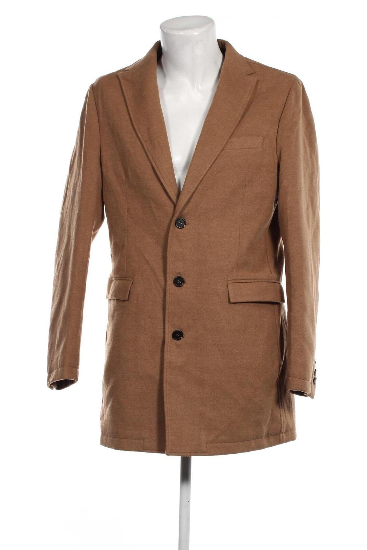 Мъжко палто, Размер M, Цвят Кафяв, Цена 51,36 лв.