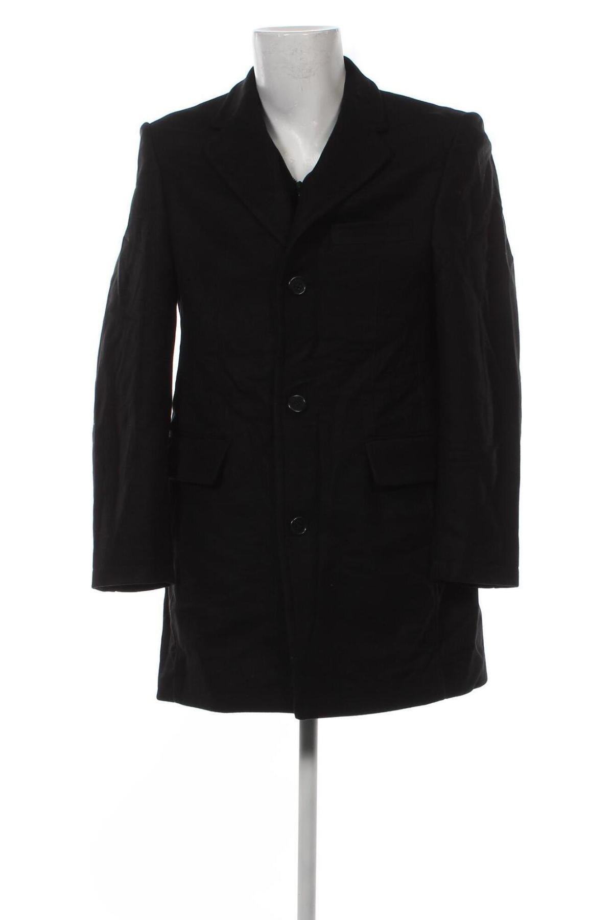 Мъжко палто, Размер S, Цвят Черен, Цена 54,57 лв.