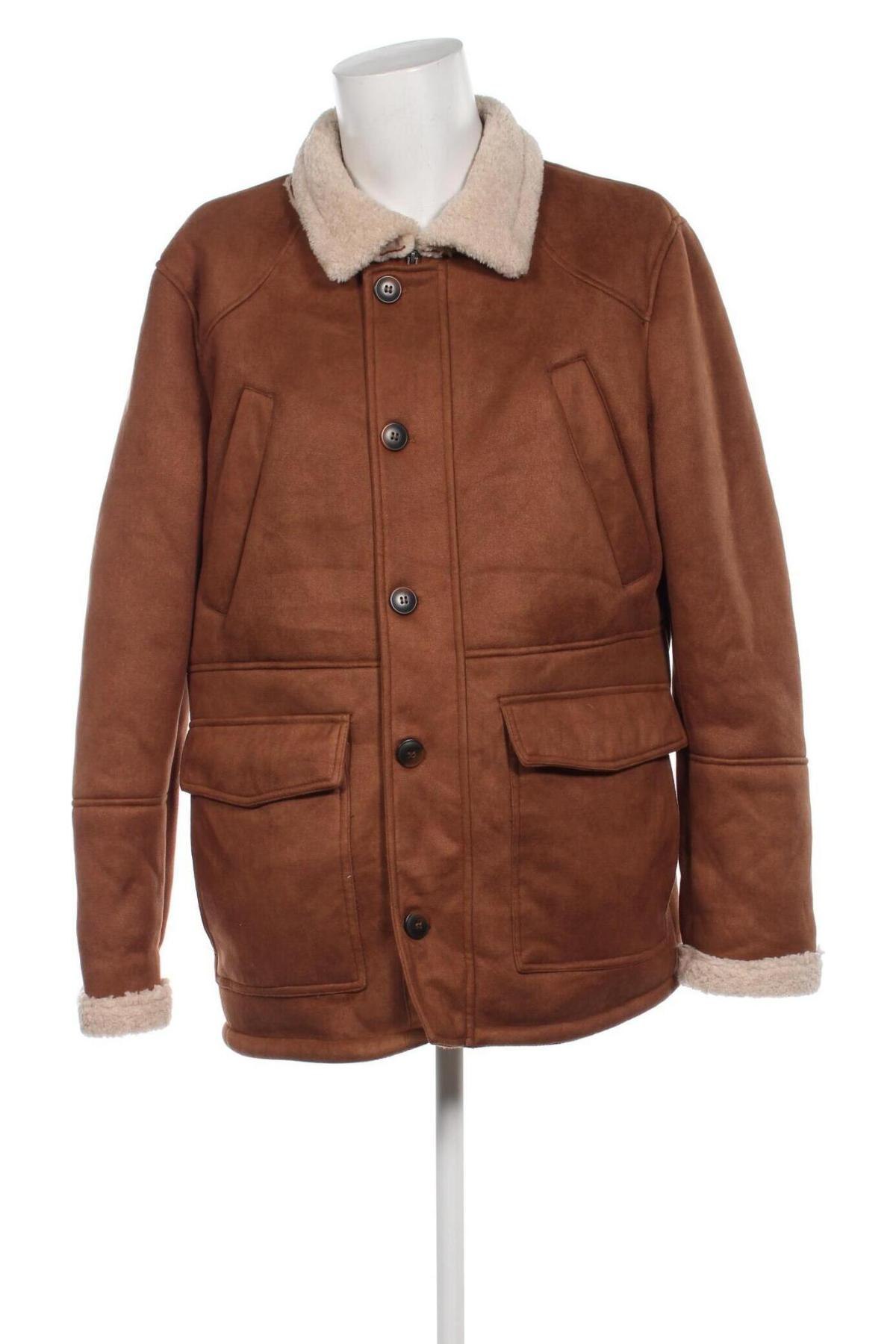 Pánský kabát  C&A, Velikost XL, Barva Hnědá, Cena  921,00 Kč