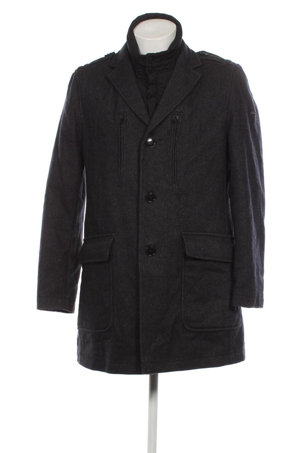 Мъжко палто Calamar, Размер M, Цвят Черен, Цена 92,40 лв.