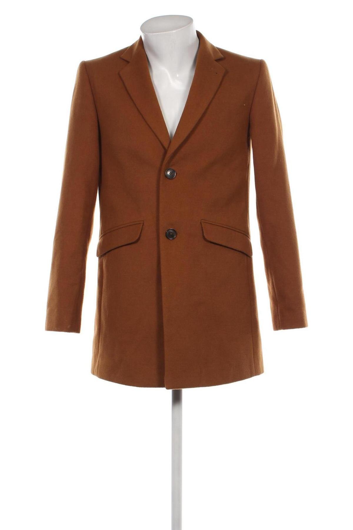 Мъжко палто Easy, Размер S, Цвят Бежов, Цена 51,36 лв.
