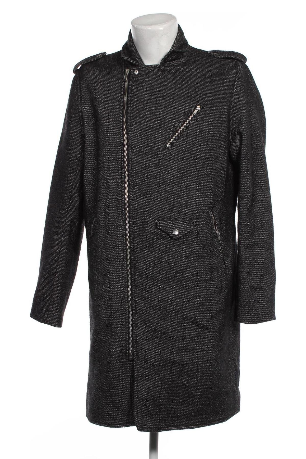 Мъжко палто H&M Divided, Размер XL, Цвят Многоцветен, Цена 54,57 лв.