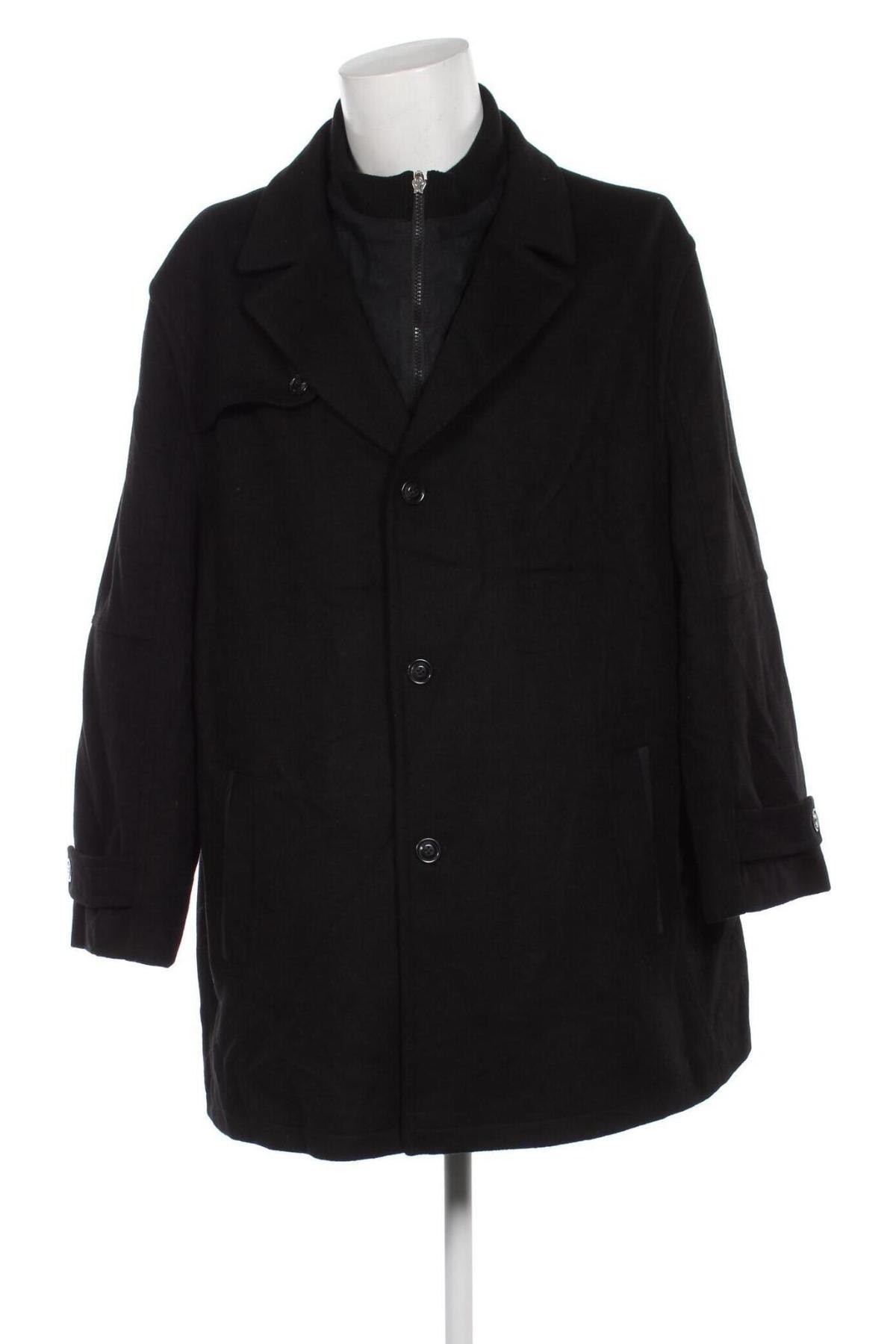 Ανδρικά παλτό Jan Vanderstorm, Μέγεθος XL, Χρώμα Μαύρο, Τιμή 16,70 €