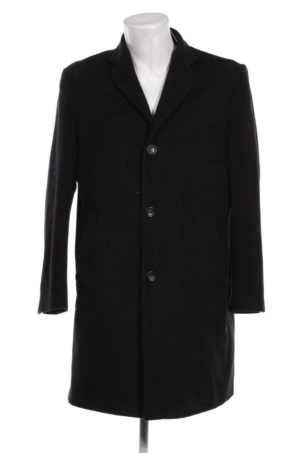 Ανδρικά παλτό Larusso, Μέγεθος L, Χρώμα Μαύρο, Τιμή 33,76 €