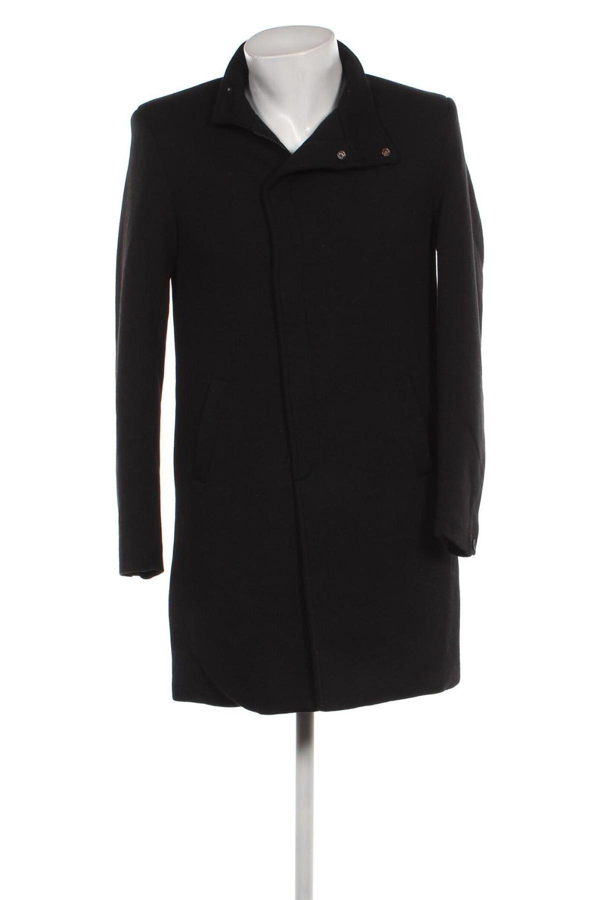 Ανδρικά παλτό Only & Sons, Μέγεθος S, Χρώμα Μαύρο, Τιμή 17,73 €