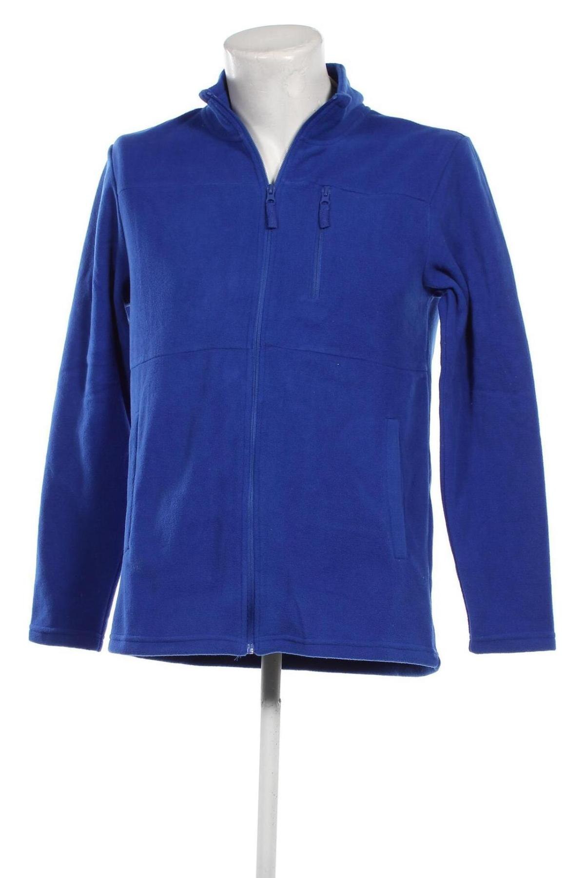Ανδρική ζακέτα fleece X-Mail, Μέγεθος M, Χρώμα Μπλέ, Τιμή 12,30 €