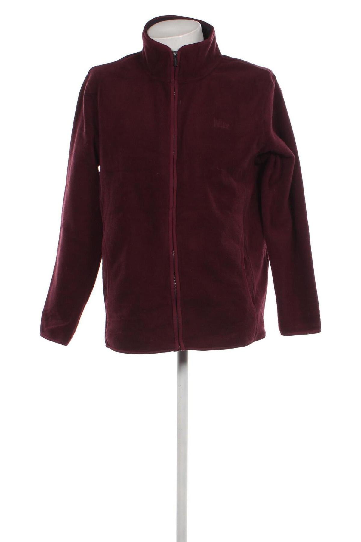 Ανδρικό μπουφάν fleece Man's World, Μέγεθος L, Χρώμα Κόκκινο, Τιμή 14,25 €