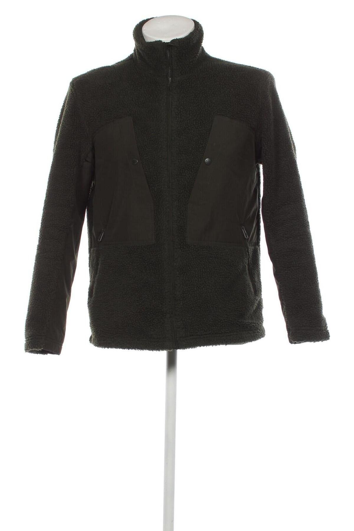 Ανδρικό μπουφάν fleece Only & Sons, Μέγεθος S, Χρώμα Πράσινο, Τιμή 26,60 €