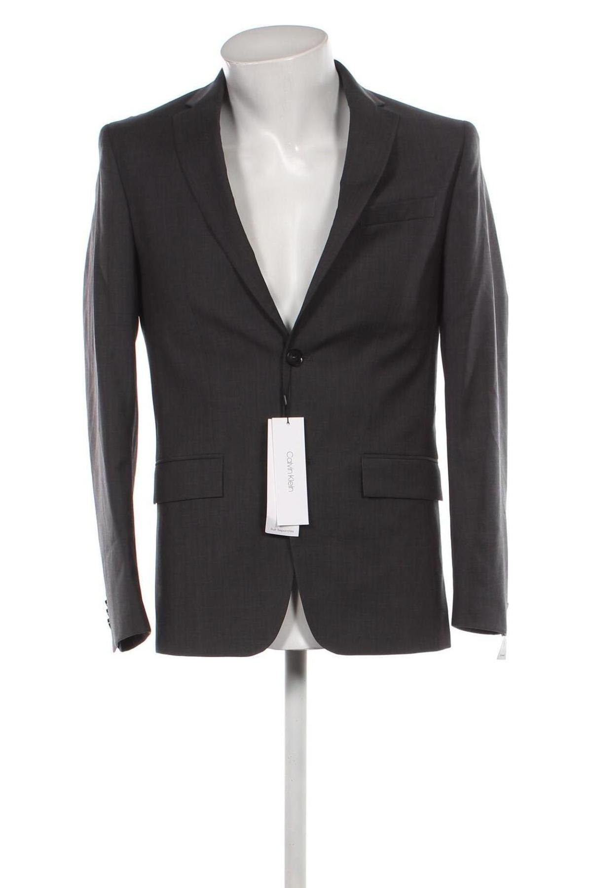 Ανδρικό σακάκι Calvin Klein, Μέγεθος M, Χρώμα Γκρί, Τιμή 132,47 €
