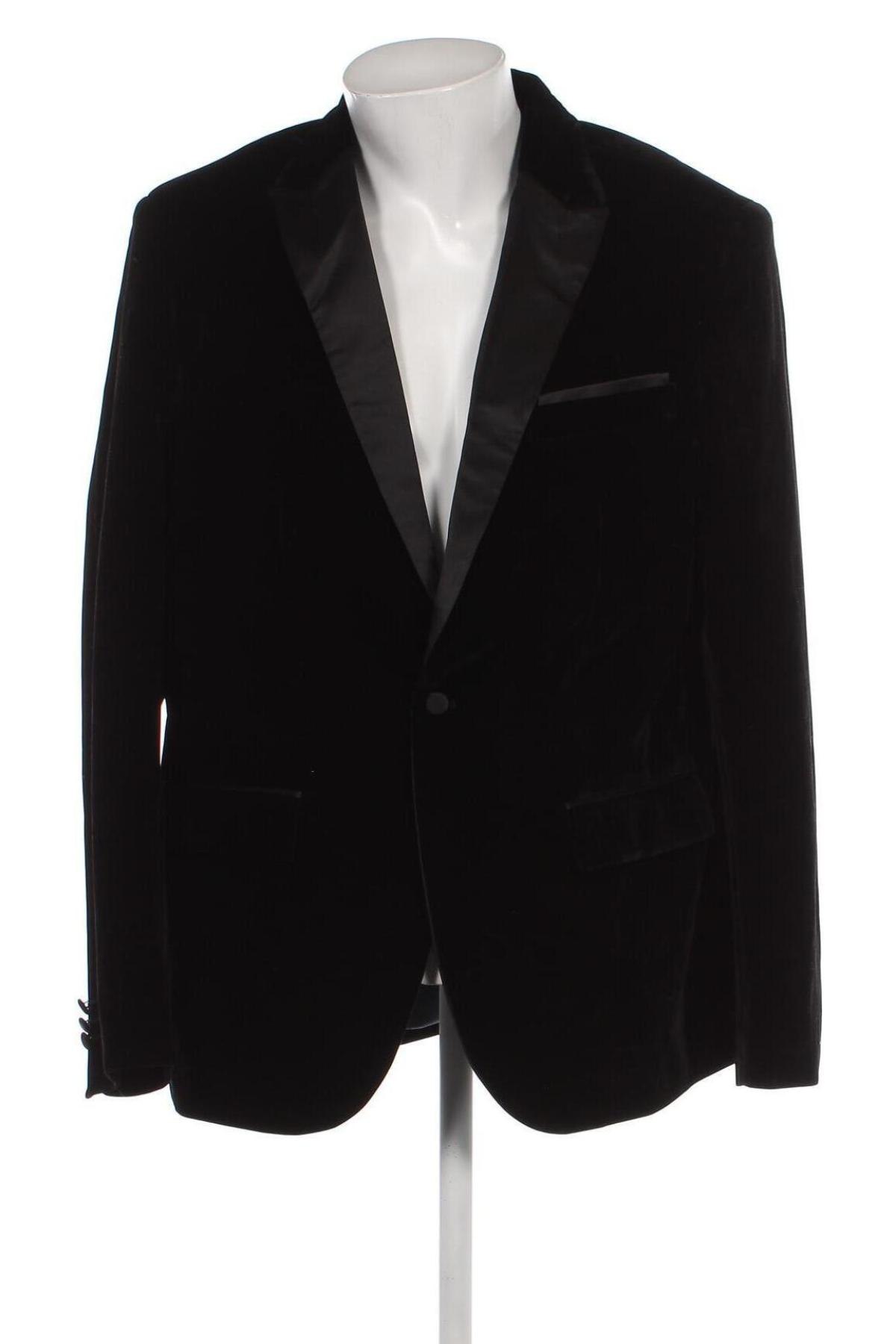 Ανδρικό σακάκι Pier One, Μέγεθος XL, Χρώμα Μαύρο, Τιμή 36,08 €