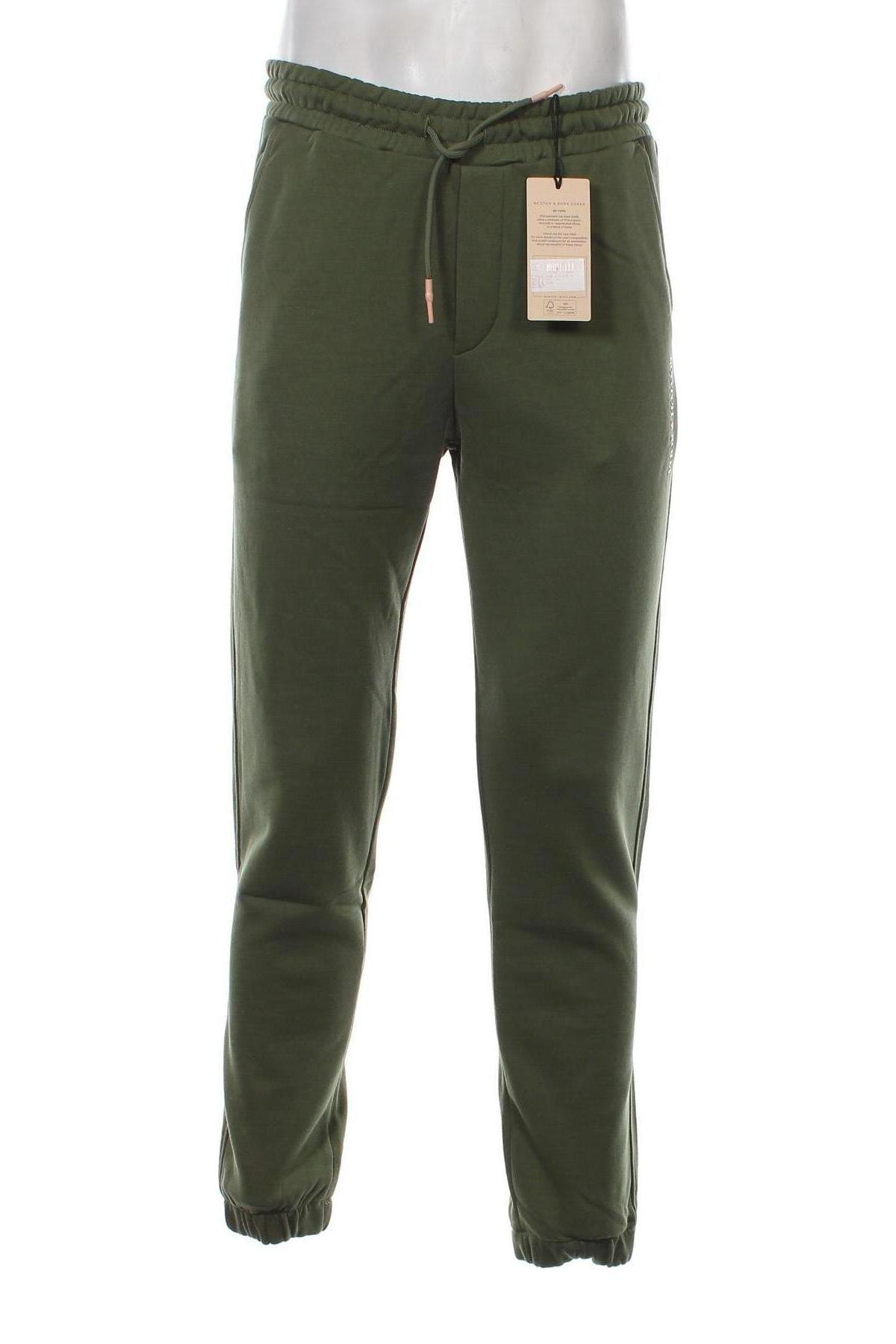 Pantaloni trening de bărbați Scotch & Soda, Mărime S, Culoare Verde, Preț 358,55 Lei