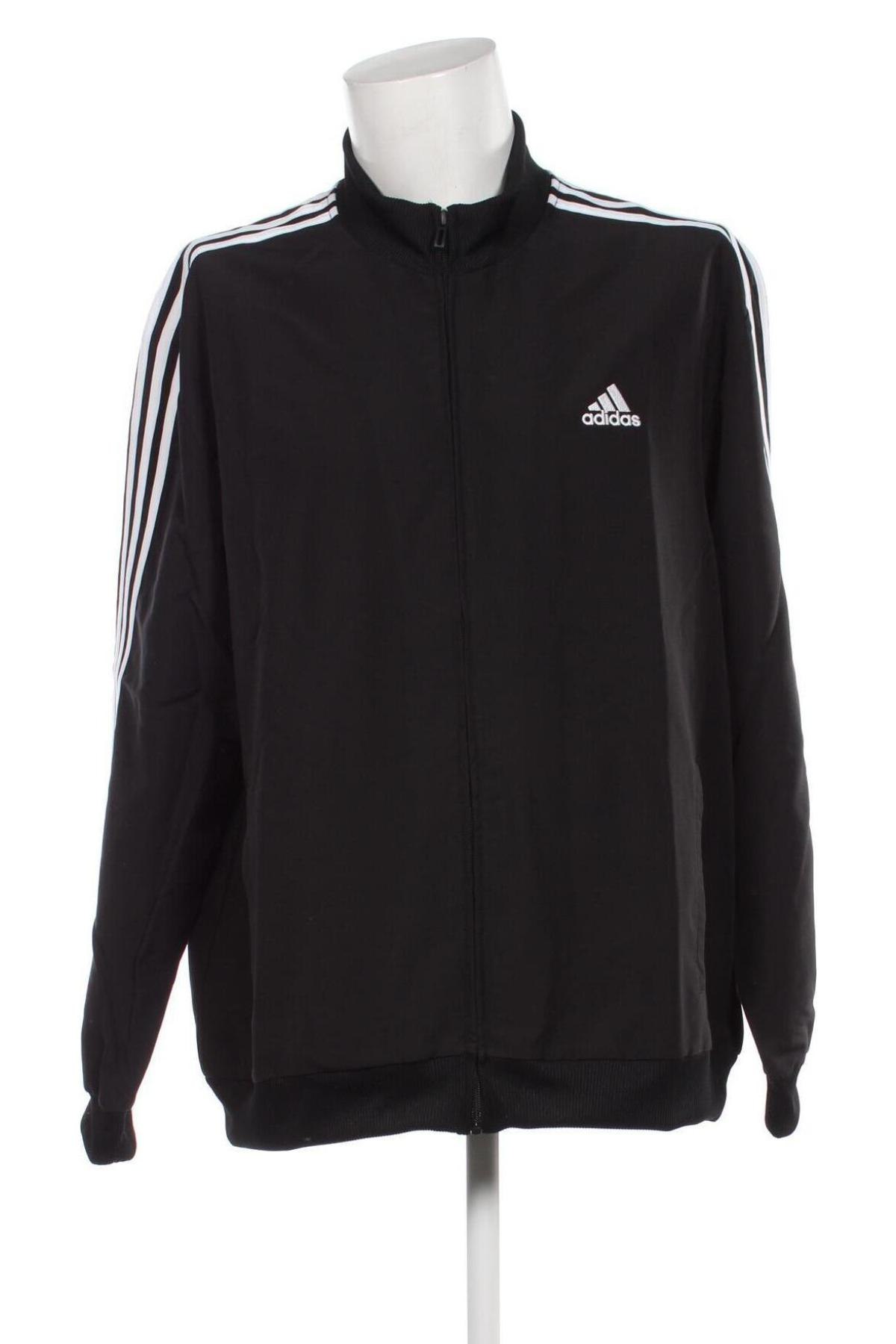 Мъжко спортно горнище Adidas, Размер XL, Цвят Черен, Цена 115,92 лв.