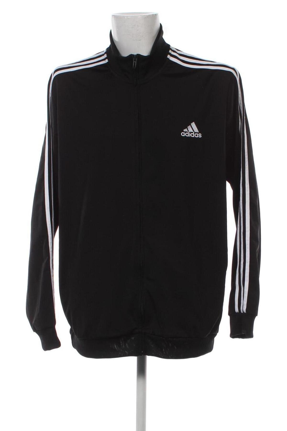 Bluză trening de bărbați Adidas, Mărime XXL, Culoare Negru, Preț 213,82 Lei