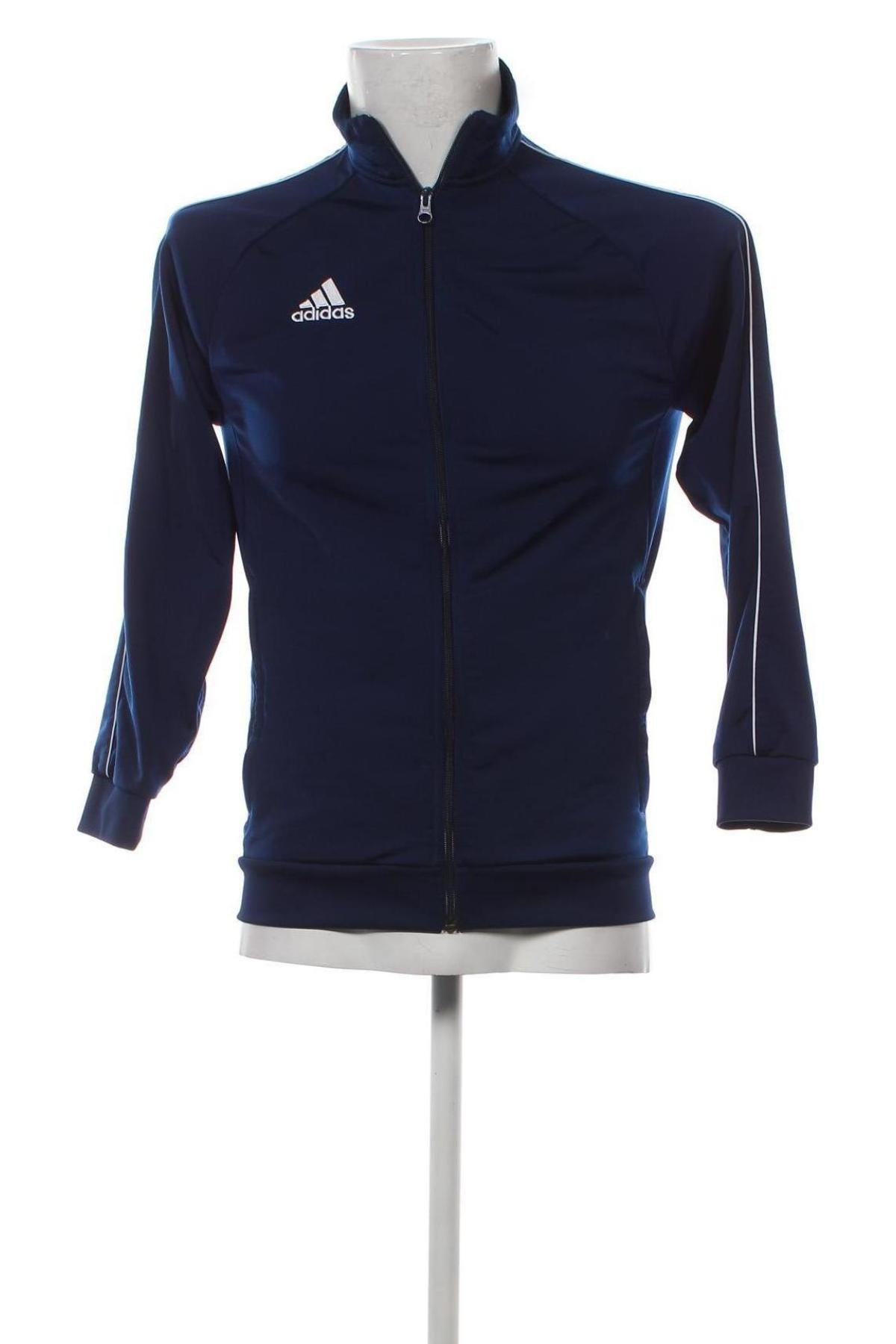 Ανδρική αθλητική ζακέτα Adidas, Μέγεθος S, Χρώμα Μπλέ, Τιμή 39,00 €