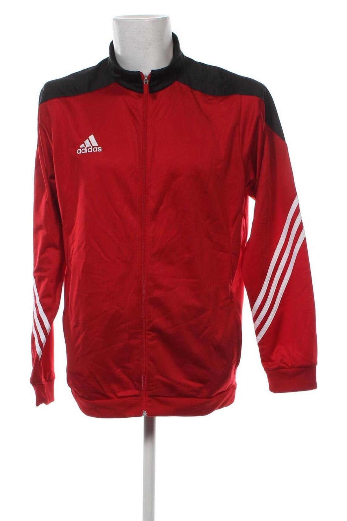 Ανδρική αθλητική ζακέτα Adidas, Μέγεθος XL, Χρώμα Κόκκινο, Τιμή 37,80 €